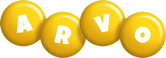 Arvo candy-yellow logo