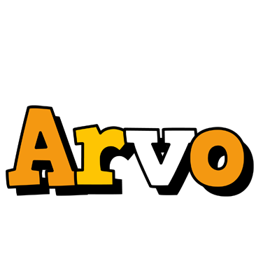 Arvo cartoon logo