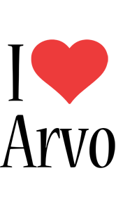 Arvo i-love logo