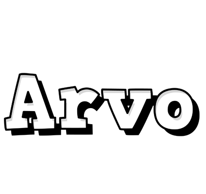 Arvo snowing logo