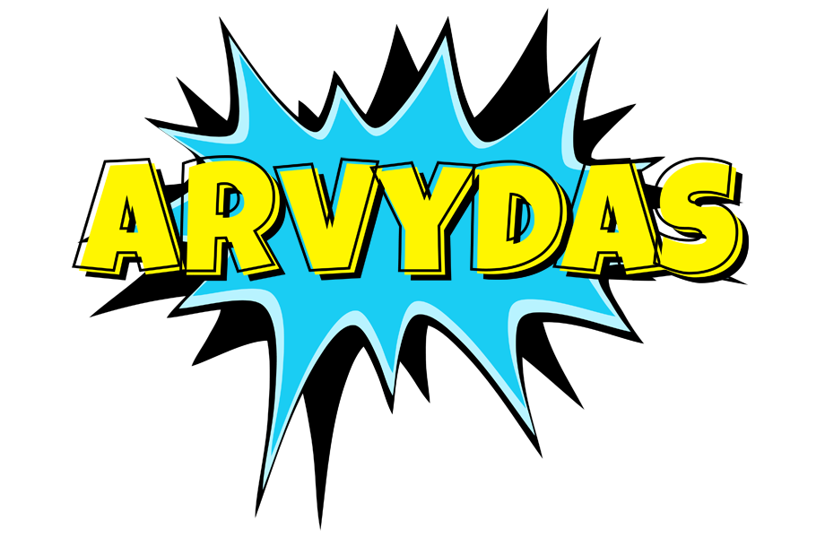 Arvydas amazing logo