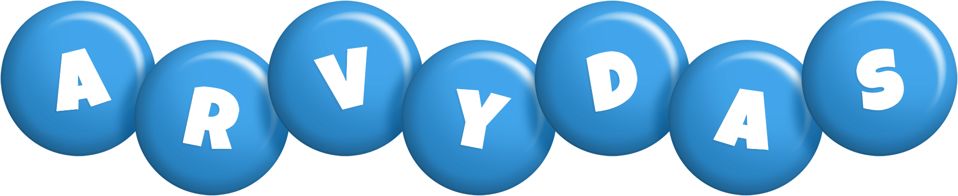 Arvydas candy-blue logo