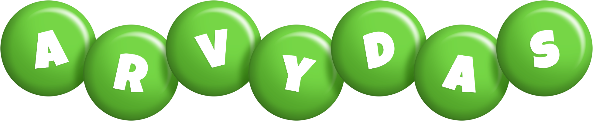 Arvydas candy-green logo