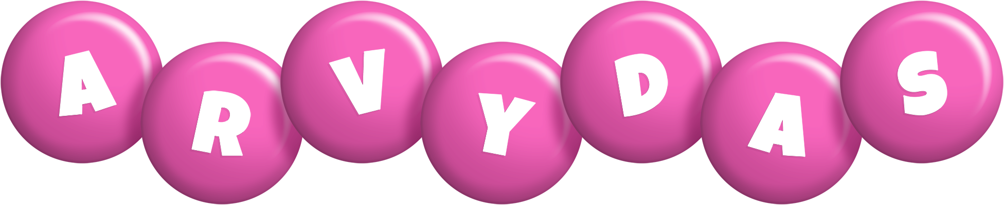 Arvydas candy-pink logo