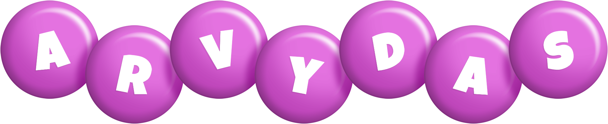 Arvydas candy-purple logo