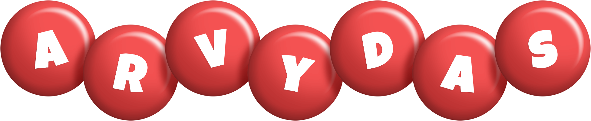 Arvydas candy-red logo