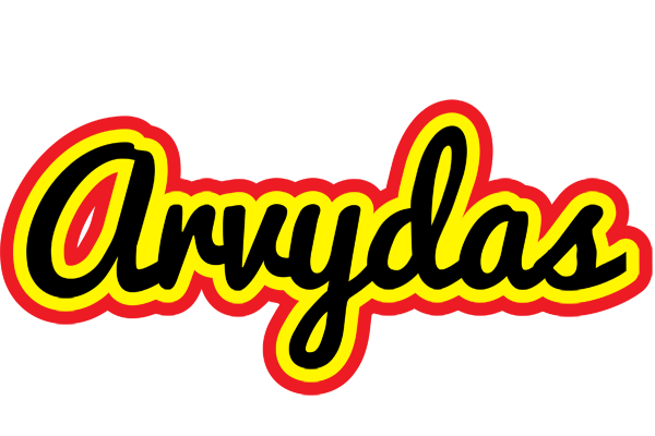Arvydas flaming logo