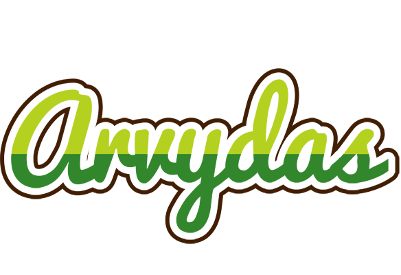 Arvydas golfing logo