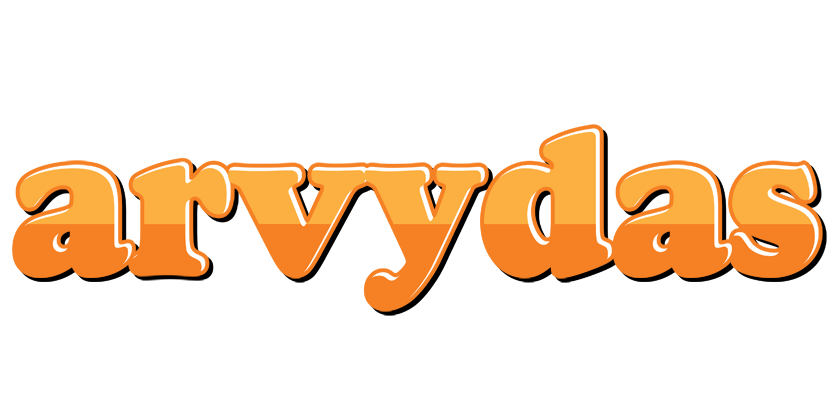 Arvydas orange logo