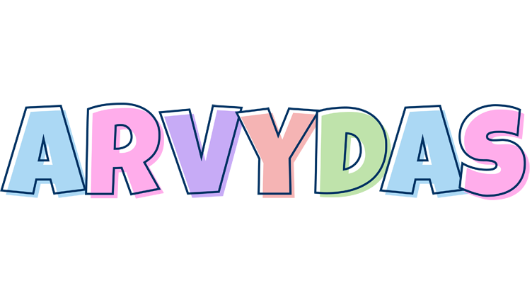 Arvydas pastel logo