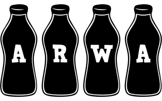 Arwa bottle logo
