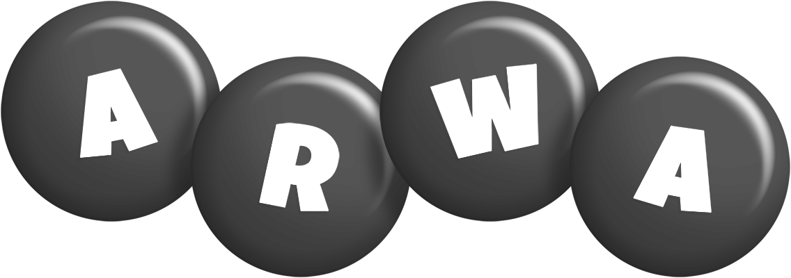 Arwa candy-black logo