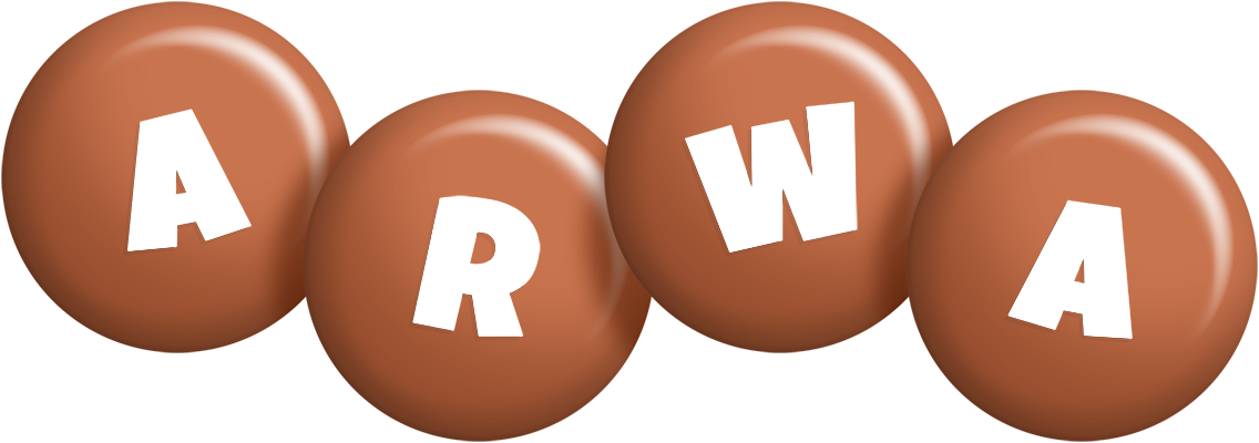 Arwa candy-brown logo