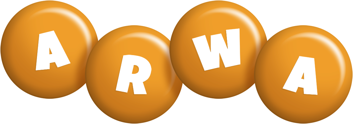 Arwa candy-orange logo