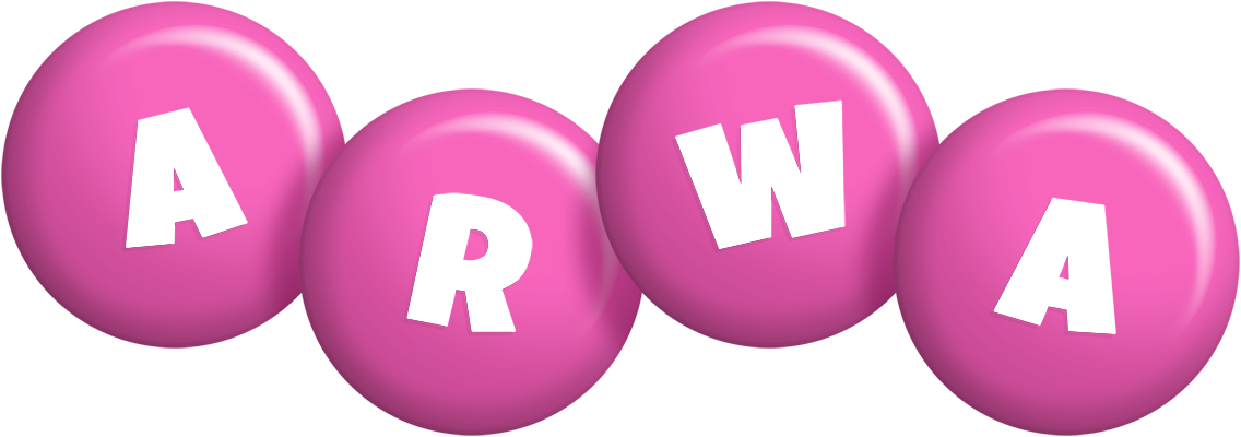 Arwa candy-pink logo