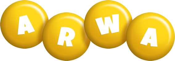 Arwa candy-yellow logo