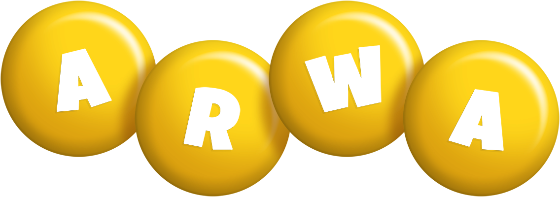Arwa candy-yellow logo