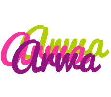 Arwa flowers logo