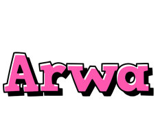 Arwa girlish logo