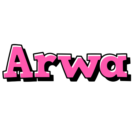 Arwa girlish logo