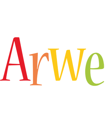 Arwe birthday logo