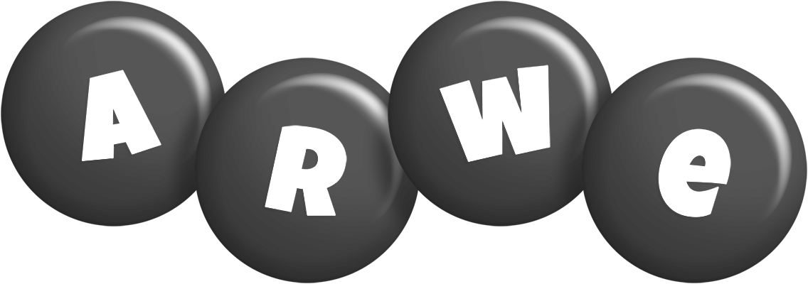 Arwe candy-black logo