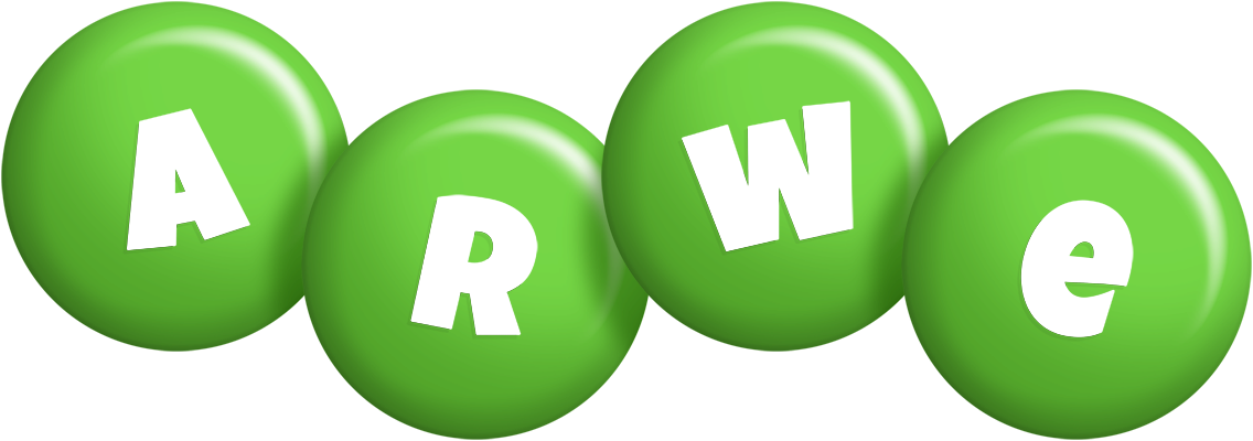Arwe candy-green logo