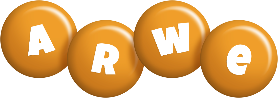 Arwe candy-orange logo
