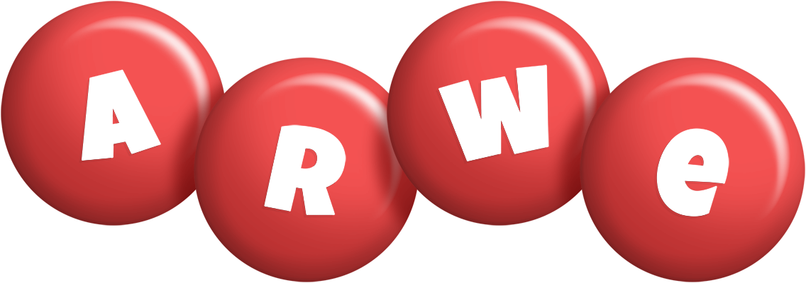 Arwe candy-red logo