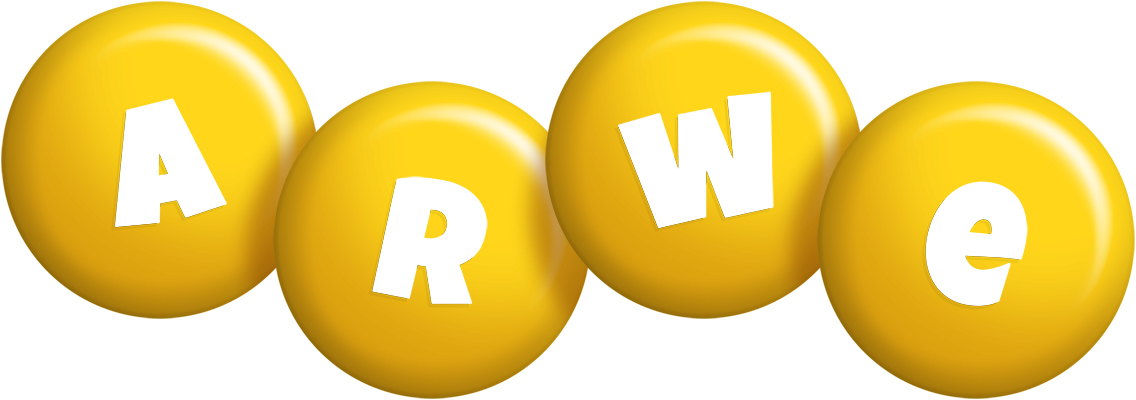 Arwe candy-yellow logo