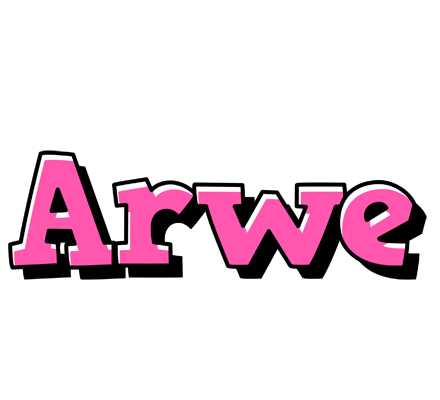 Arwe girlish logo