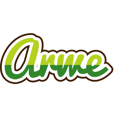 Arwe golfing logo