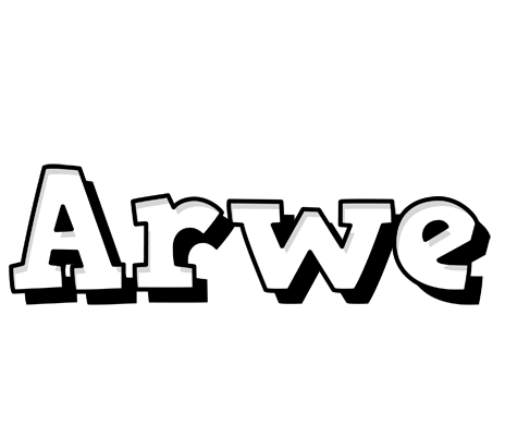 Arwe snowing logo