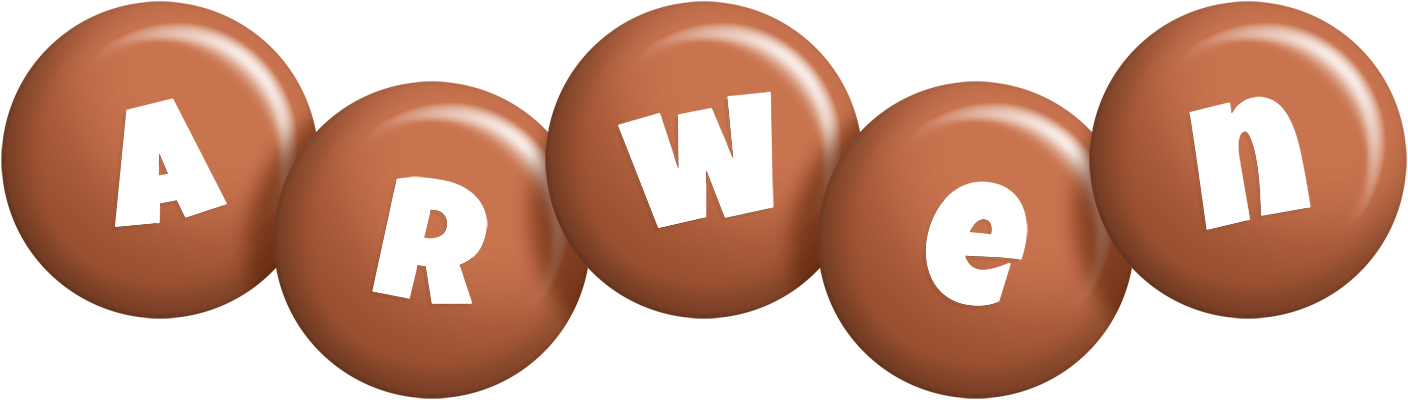 Arwen candy-brown logo