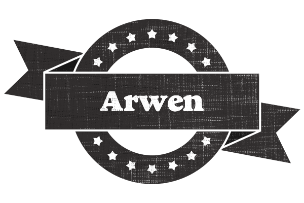 Arwen grunge logo