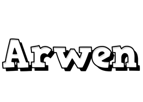 Arwen snowing logo