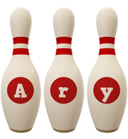Ary bowling-pin logo