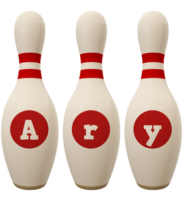 Ary bowling-pin logo