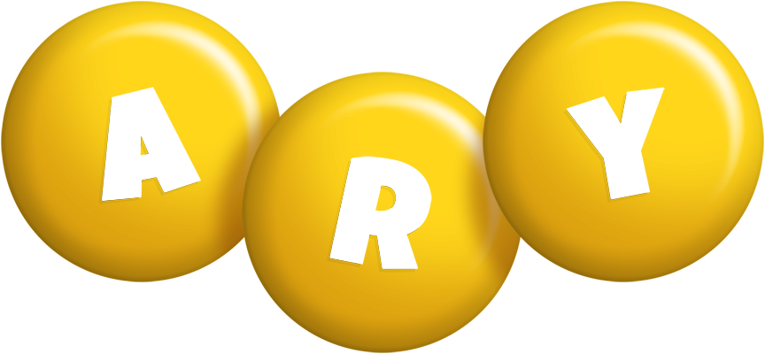 Ary candy-yellow logo