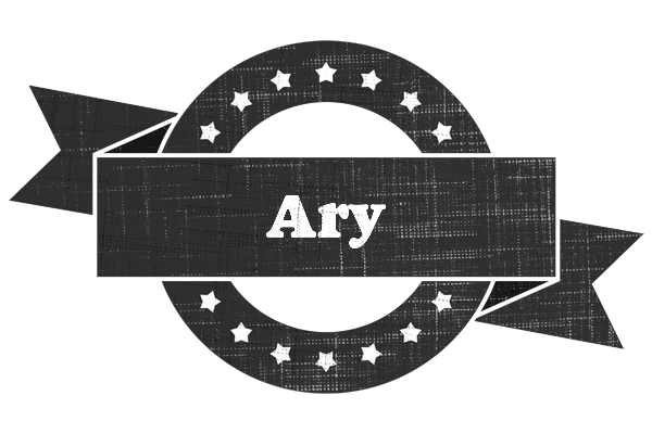 Ary grunge logo