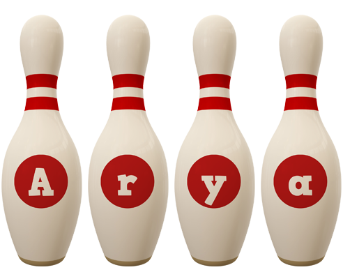 Arya bowling-pin logo