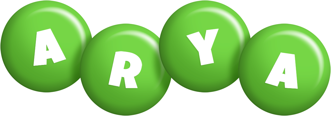 Arya candy-green logo