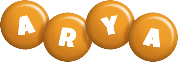 Arya candy-orange logo