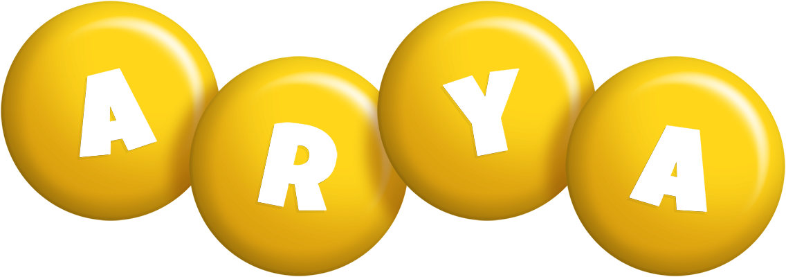 Arya candy-yellow logo
