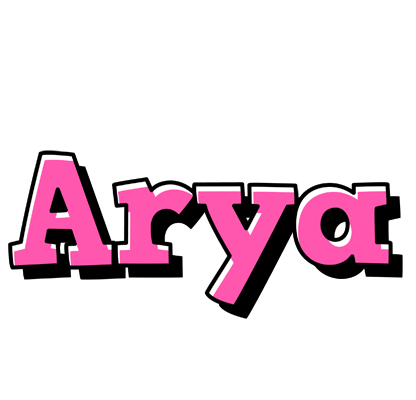 Arya girlish logo