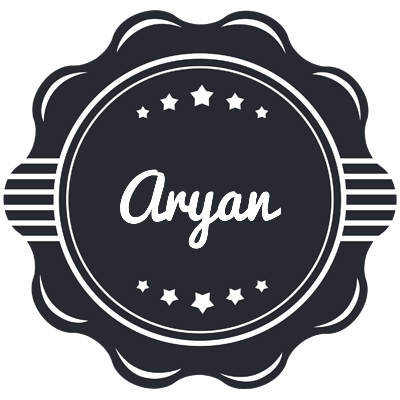 Aryan badge logo