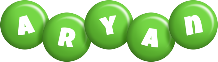 Aryan candy-green logo