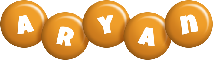 Aryan candy-orange logo
