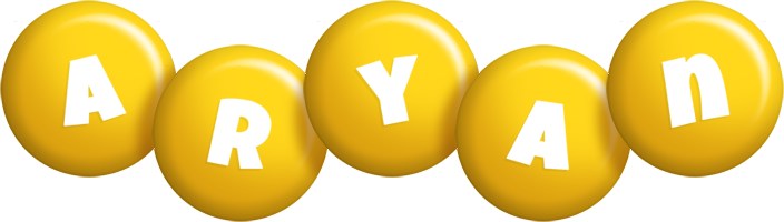 Aryan candy-yellow logo