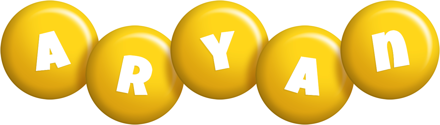 Aryan candy-yellow logo